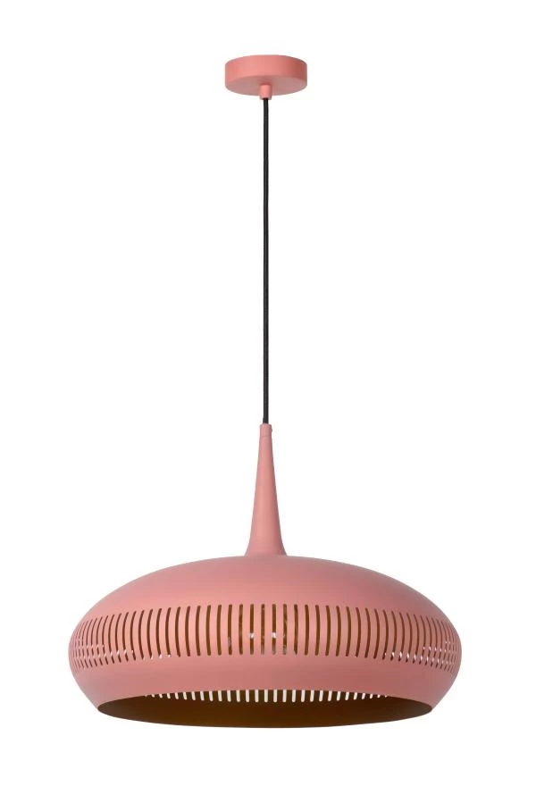 Lucide RAYCO - Pendant light - Ø 45 cm - 1xE27 - Pink - off